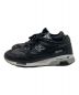 NEW BALANCE (ニューバランス) レザ-ローカットスニーカー ブラック サイズ:27cm：16000円