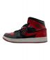 NIKE (ナイキ) ハイカットスニーカー / AIR JORDAN 1 MID レッド×ブラック サイズ:28.5：11000円