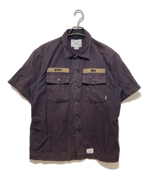 WTAPS（ダブルタップス）WTAPS (ダブルタップス) ミリタリー半袖ジャケット ネイビー サイズ:2の古着・服飾アイテム