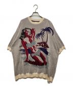 DAIRIKUダイリク）の古着「Swimming Girl Pullover Knit」｜グレー