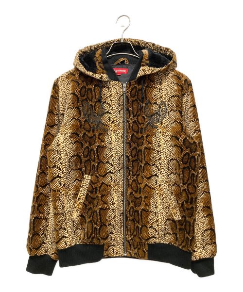 SUPREME（シュプリーム）SUPREME (シュプリーム) Velvet Hooded Bomber ブラウン サイズ:Ⅿの古着・服飾アイテム