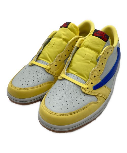 NIKE（ナイキ）NIKE (ナイキ) WMNS Air Jordan 1 Retro Low OG イエロー / CANARY/RACER BLUE/LIGHT SILVER サイズ:28の古着・服飾アイテム