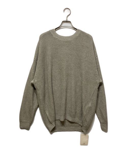 L'appartement（アパルトモン）L'appartement (アパルトモン) LINEN BOYS KNIT グリーン サイズ:FREEの古着・服飾アイテム