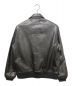 HOUSTON (ヒューストン) A-2 LEATHER JACKET ブラック サイズ:40：15000円