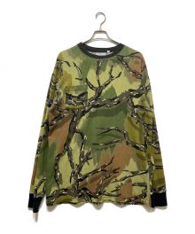 PREDATOR CAMOUFLAGE（プレデター カモフラージュ）の古着「カットソー」｜グリーン