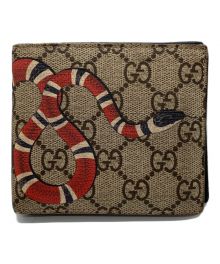 GUCCI（グッチ）の古着「スネークプリント2つ折り財布」