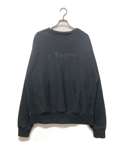 Lafayette（ラファイエット）Lafayette (ラファイエット) TONAL LOGO US COTTON CREWNECK SWEATSHIRT/スウェット ブラック サイズ:Ⅿの古着・服飾アイテム