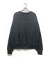 Lafayette（ラファイエット）の古着「TONAL LOGO US COTTON CREWNECK SWEATSHIRT/スウェット」｜ブラック