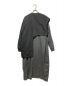 nagonstans (ナゴンスタンス) vest layered dress / レイヤードワンピース グレー サイズ:Ⅿ：18000円