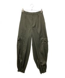 AMeLIE（アメリ）の古着「UND CHECK CARGO PANTS / チェックカーゴパンツ」｜グリーン