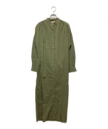 CALiDREAMiNG×L'Appartement別注（カリドリーミング×アパルトモンベッチュウ）の古着「LongShirtDress」｜グリーン