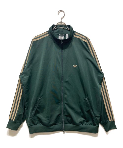 adidas（アディダス）adidas (アディダス) ベッケンバウアージェンダーニュートラルジャケット グリーン サイズ:2XLの古着・服飾アイテム