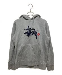 stussy（ステューシー）の古着「ストックロゴパーカー」｜グレー