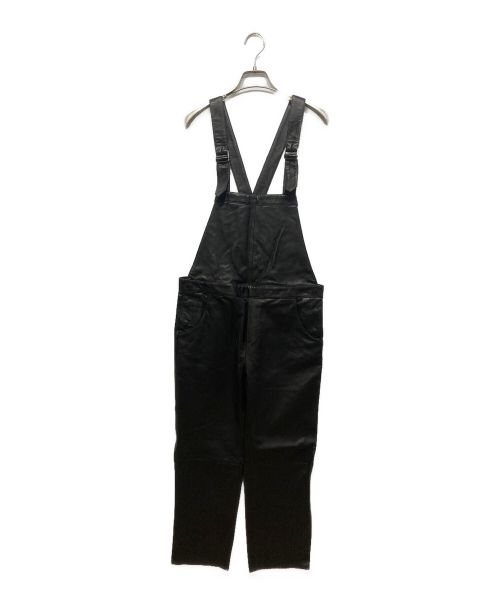 RAW+（ロゥタス）Raw+ (ロゥタス) L'Appartementbet別注 Leather Overall ブラック サイズ:FREEの古着・服飾アイテム