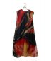 AMERI (アメリ) 2WAY ART PRINT SHEER DRESS レッド×ブラック サイズ:Ⅿ：10000円