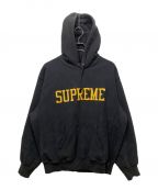 SUPREMEシュプリーム）の古着「Varsity Hooded Sweatshirt」｜ブラック