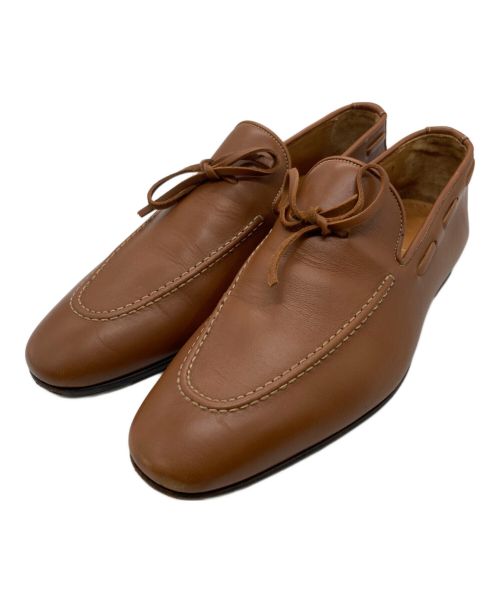 Santoni（サントーニ）Santoni (サントーニ) レザーローファー ブラウン サイズ:7の古着・服飾アイテム