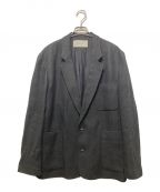 TODAYFULトゥデイフル）の古着「Boyfriend Linen Jacket」｜ブラック