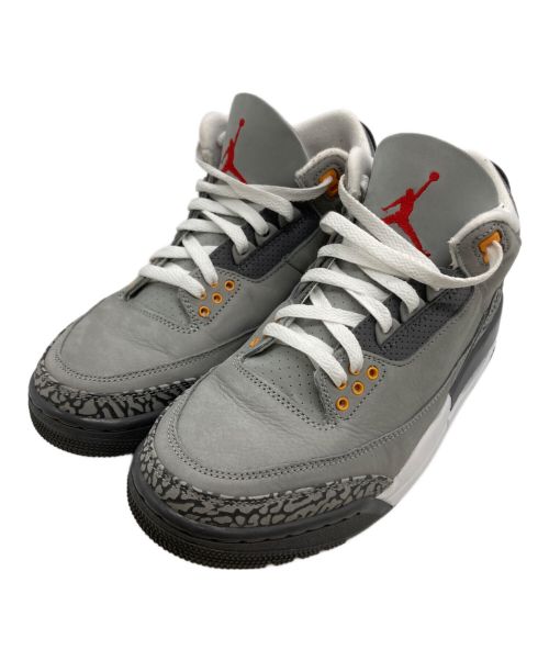 NIKE（ナイキ）NIKE (ナイキ) NIKE AIR JORDAN3 グレー サイズ:25cmの古着・服飾アイテム