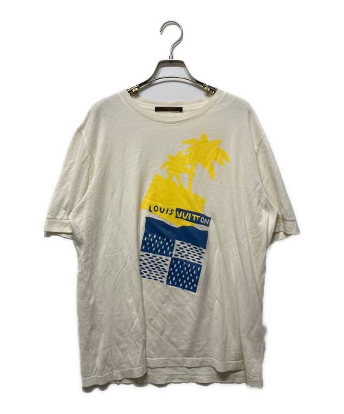 LOUIS VUITTON（ルイ ヴィトン）LOUIS VUITTON (ルイ ヴィトン) プリントTシャツ ホワイト サイズ:XLの古着・服飾アイテム