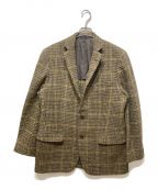 BROOKS BROTHERS×Harris Tweedブルックスブラザーズ×ハリスツイード）の古着「ハリスツイードテーラードジャケット」｜ブラウン