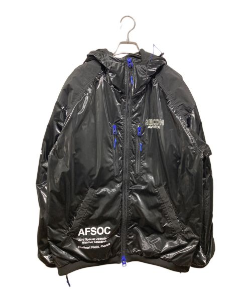 AVIREX（アヴィレックス）AVIREX (アヴィレックス) COMBAT PARKA ブラック サイズ:Lの古着・服飾アイテム