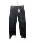 R13（アールサーティン）の古着「Boy Straight-Leg Crop Jeans」｜ブラック