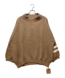 L'appartement（アパルトモン）の古着「Jacquared Vネック KNIT」｜ブラウン