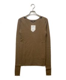 AP STUDIO（エーピーストゥディオ）の古着「ONTARIO RIB KNIT」｜ブラウン