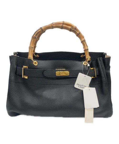 SITA PARANTICA（シータパランティカ）SITA PARANTICA (シータパランティカ) Deuxieme Classe取扱い シボカワバンブーBAG ブラックの古着・服飾アイテム