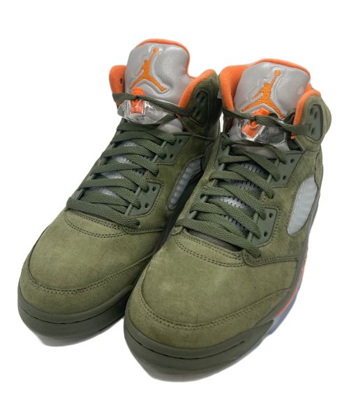 NIKE（ナイキ）NIKE (ナイキ) ハイカットスニーカー / Air Jordan 5 Retro Olive サイズ:28cmの古着・服飾アイテム