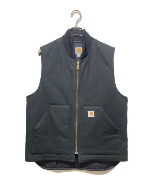 CarHartt（カーハート）CarHartt (カーハート) ワークベスト ブラック サイズ:Ⅿの古着・服飾アイテム