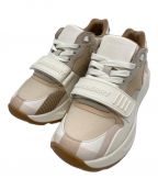 BURBERRYバーバリー）の古着「ローカットスニーカー / CHECK PANEL SNEAKERS」｜アイボリー