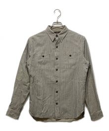 RRL（ダブルアールエル）の古着「ヒッコリーシャツ」｜ブルー