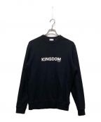 BURBERRYバーバリー）の古着「KINGDOM ロゴスウェット」｜ブラック