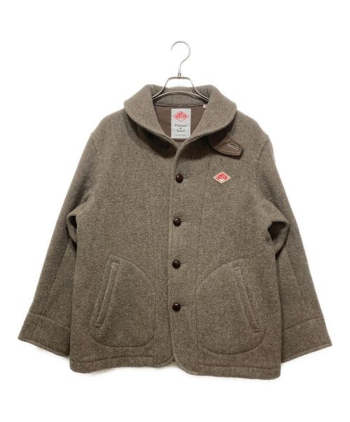 DANTON（ダントン）DANTON (ダントン) ショールカラーコート ブラウン サイズ:SIZE 42の古着・服飾アイテム