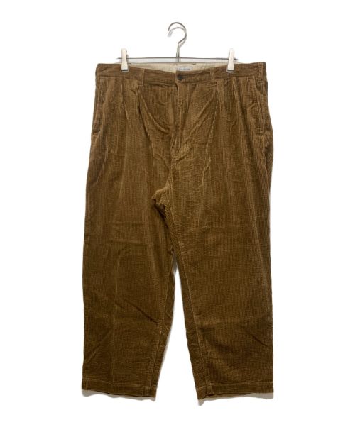 CHAOS FISHING CLUB（カオスフィッシングクラブ）CHAOS FISHING CLUB (カオスフィッシングクラブ) LOGO CORDUROY PANTS ブラウン サイズ:LLの古着・服飾アイテム