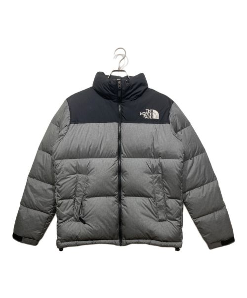 THE NORTH FACE（ザ ノース フェイス）THE NORTH FACE (ザ ノース フェイス) Novelty Nuptse Jacket グレー×ブラック サイズ:Lの古着・服飾アイテム