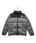 THE NORTH FACE（ザ ノース フェイス）の古着「Novelty Nuptse Jacket」｜グレー×ブラック