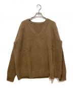 L'appartementアパルトモン）の古着「MOHAIR Vネック KNIT」｜ブラウン