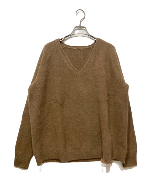 L'appartement（アパルトモン）L'Appartement (アパルトモン) MOHAIR Vネック KNIT ブラウン サイズ:-の古着・服飾アイテム