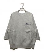 Americana×L'Appartement別注アメリカーナ×アパルトモンベッチュウ）の古着「Halfsleeve Logo Sweat」｜グレー