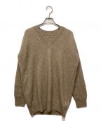 Lisiere×L'Appartement取扱いリジェール×アパルトモントリアツカイ）の古着「Cashmere V/N Knit」｜ベージュ