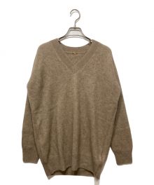 Lisiere×L'Appartement取扱い（リジェール×アパルトモントリアツカイ）の古着「Cashmere V/N Knit」｜ベージュ