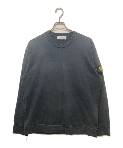 STONE ISLAND（ストーンアイランド）STONE ISLAND (ストーンアイランド) ロングスリーブカットソー / CREW NECK ブラック サイズ:Lの古着・服飾アイテム