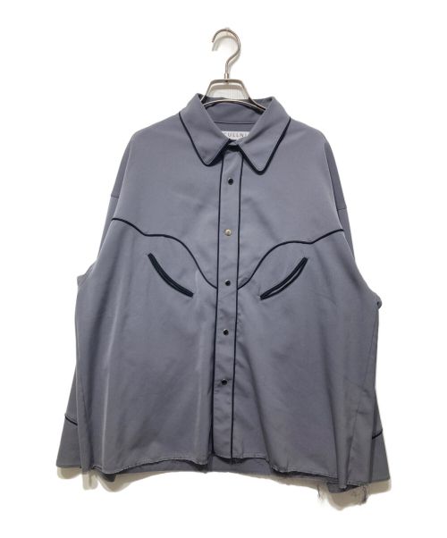 CULLNI（クルニ）CULLNI (クルニ) Jieda (ジエダ) STUDIOUS (ステュディオス) WESTERN SHIRT グレー サイズ:Ⅿの古着・服飾アイテム