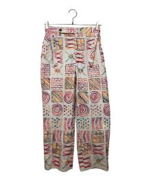 BODE（ボーディ）の古着「Doodle Stitch embroidered trousers」｜マルチカラー