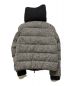 MONCLER (モンクレール) ツイードダウンジャケット グレー：25000円