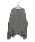 ANDERSSON BELL (アンダースンベル) DAMAGED CREW NECK SWEATER ブルー サイズ:L：13000円