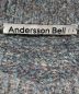 中古・古着 ANDERSSON BELL (アンダースンベル) DAMAGED CREW NECK SWEATER ブルー サイズ:L：13000円